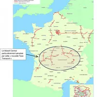 Pas moins de 10 % de la taxe transit poids lourds serait récoltée dans la région Limousin particulièrement concernée par la nouvelle carte péage.