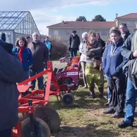L’après-midi a été consacré à la présentation de machines adaptées à la culture de plein champ ainsi qu’à des démonstrations.