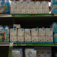 La marque Mont Lait est désormais disponible en rayons, ici dans une grande surface de Guéret.