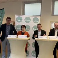 Hervé Lapie, Christiane Lambert, Jérôme Despey et Yannick Fialip