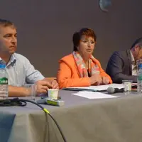 La conférence de presse de la FNSEA au Sommet de l'élevage a été assurée par Patrick Bénézit, président de la FRSEA Massif central, Christiane Lambert