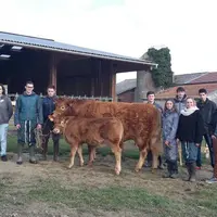 L'équipe du lycée d'Ahun pour le tournoi national des lycées agricoles.