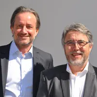 Jean-Christophe Kiren, directeur général et Jean-François Giraud, président de la caisse régionale.