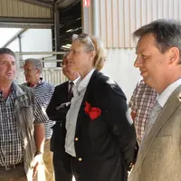 La préfète Dominique-Claire Mallemanche et de directeur de la DDT Didier Kholler ont pu apprécier le dynamisme de la coopérative.