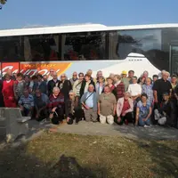 Dépaysement total dans les Pyrénées pour les participants au voyage.