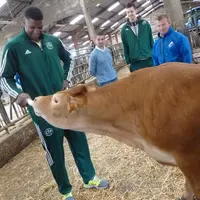 Yakhouba Diawara et Mathieu Wojciechowski se sont prêtés au jeu de bonne grâce.