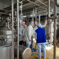 Parmi le programme de visite : une laiterie, plusieurs fermes, un centre d’insémination…