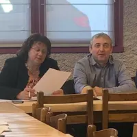 Christine Valentin et Patrick Bénézit, chef de file du Sidam et de la Copamac.
