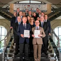 La signature de la convention interrégionale du Massif central s’est déroulée en Corrèze en présence notamment de Brice Hortefeux, co-président du Com
