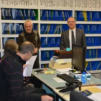 Ce samedi 30 avril, le préfet Philippe Chopin a rendu visite aux agents de la DDT (titulaires et vacataires) volontaires pour travailler le samedi.