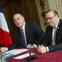 Didier, Guillaume, ministre de l’Agriculture, et Olivier Damaisin, député du Lot-et-Garonne.