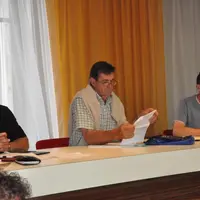 De gauche à droite : Pascal Lerousseau, président de la FDSEA de la Creuse, Gérard d’Aubigny, secrétaire général, et Joël Bialoux, responsable dossier