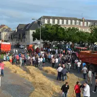 Rouen a fait partie des villes bloquées par les agriculteurs en détresse.