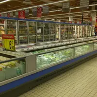 Rayon surgelés d'une grande surface.