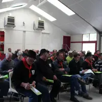 Les éleveurs de Fin Gras sont venus en nombre lundi 12 octobre à St Martial.