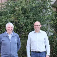 Le nouveau binôme de la FDSEA43 avec le secrétaire général Philippe Chatain et le président Thierry Cubizolles.