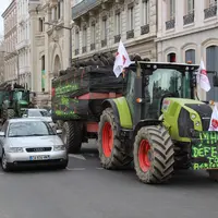 Manif à Lyon contre les menus sans viande dans les cantines scolaires