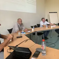 De gauche à droite : Michel Joly, Christian Bajard, Patrick Bénézit et  Bruno Dufayet.