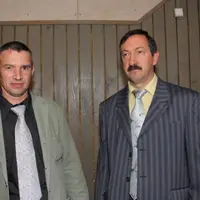 Bernard Chalendard président et Daniel Teissier directeur.