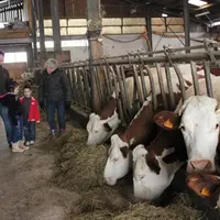S’ils étaient peu nombreux, les visiteurs courageux ont échanger longuement avec les agriculteurs toujours prêts à parler de leur métier et de leurs p