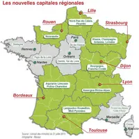 Carte des régions