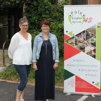 Anne Rogues et Sandra Arnaud animatrices du Pôle Emploi Agricole de Haute-Loire.