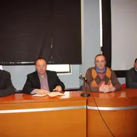 Jean-Julien Deygas, Laurent Duplomb, Gilbert Guignand et Jean-Michel Durand.
