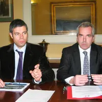 Laurent Wauquiez et le Préfet Richard Didier.
