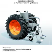 Visuel et slogan chocs.