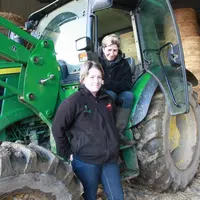 Marion avec sa mère Chantal.