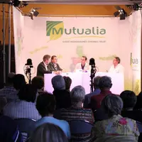 Le président Philippe Lamat et le directeur Gilbert Gaspar 
interviewés.