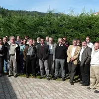 Serge Prévereaud et Jean Luc Chauvel avec les participants à l'AG.