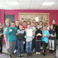 La classe de 6ème de l’ensemble scolaire St Martin de Tence.