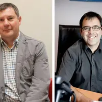 Bruno Pount à gauche et Hugues Dauzet à droite.