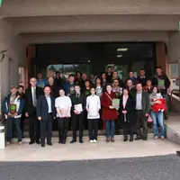 Les participants au SIA 2015 avec leurs trophées.