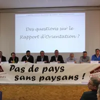 Aux côtés du Président Anthony Fayolle, on retrouvait le secrétaire général Aymeric Soleilhac, Marion Vedel secrétaire générale de JA Aura, Nicolas Sa