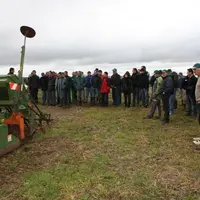 Cette demi-journée technique a manifestement intéressé les agriculteurs venus en nombre 
à St Christophe.