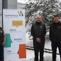 De gauche à droite : Thierry Bouchet, Pierre-Yves Comby et Emmanuel Duban de Cerfrance Haute-Loire.