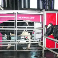 La structure monobloc des robots de traite facilite leur transfert et leur implantation dans un bâtiment existant.