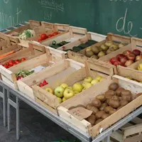 Des fruits et légumes de l'Ardèche.