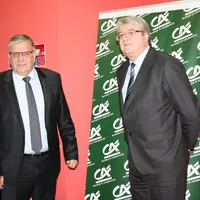 Gérard Ouvrier-Buffet  et Pierre Vallayer ont présenté les chiffres de l’activité 2016 de la caisse régionale. Le président Jean-Michel Forest n’a pu