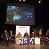 De gauche à droite : Bruno Dufayet, Jean-Marie Passarieu, Philippe Panel, François-Emmanuel Blanc, Albert Comptour, Régine Marchal-Nguyen et Michel Bo