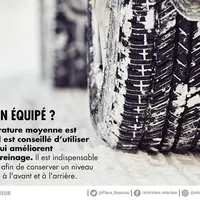 Equipements spéciaux pour circuler en conditions hivernales.