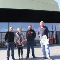 Les responsables de JA Loire attendent de pied ferme les congressistes et les invités pour le 53e congrès national de Jeunes agriculteurs, les 4, 5 et