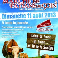 Les produits fermiers à l’honneur à l’occasion d’un marché, d’un repas et des visites de 3 fermes.