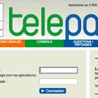 Capture d'écran du site www.telepac.agriculture.gouv.fr