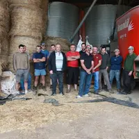Les agriculteurs victimes de dégâts de sangliers se sont exprimés face à la presse locale.