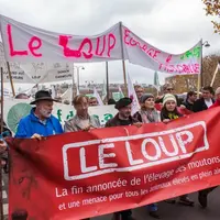 Le cortège s'est élancé du Champ de Mars au ministère de l'Agriculture.
