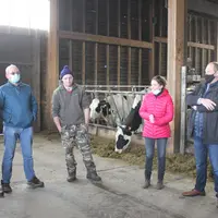 Rendez vous en Terrain JA au Gaec de Ste Croix à St Just Malmont pour l'installation de Adrien Riocreux.