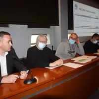 De gauche à droite : Yannick Fialip, Philippe Chatain, Thierry Cubizolles et Fabrice Bouquet.